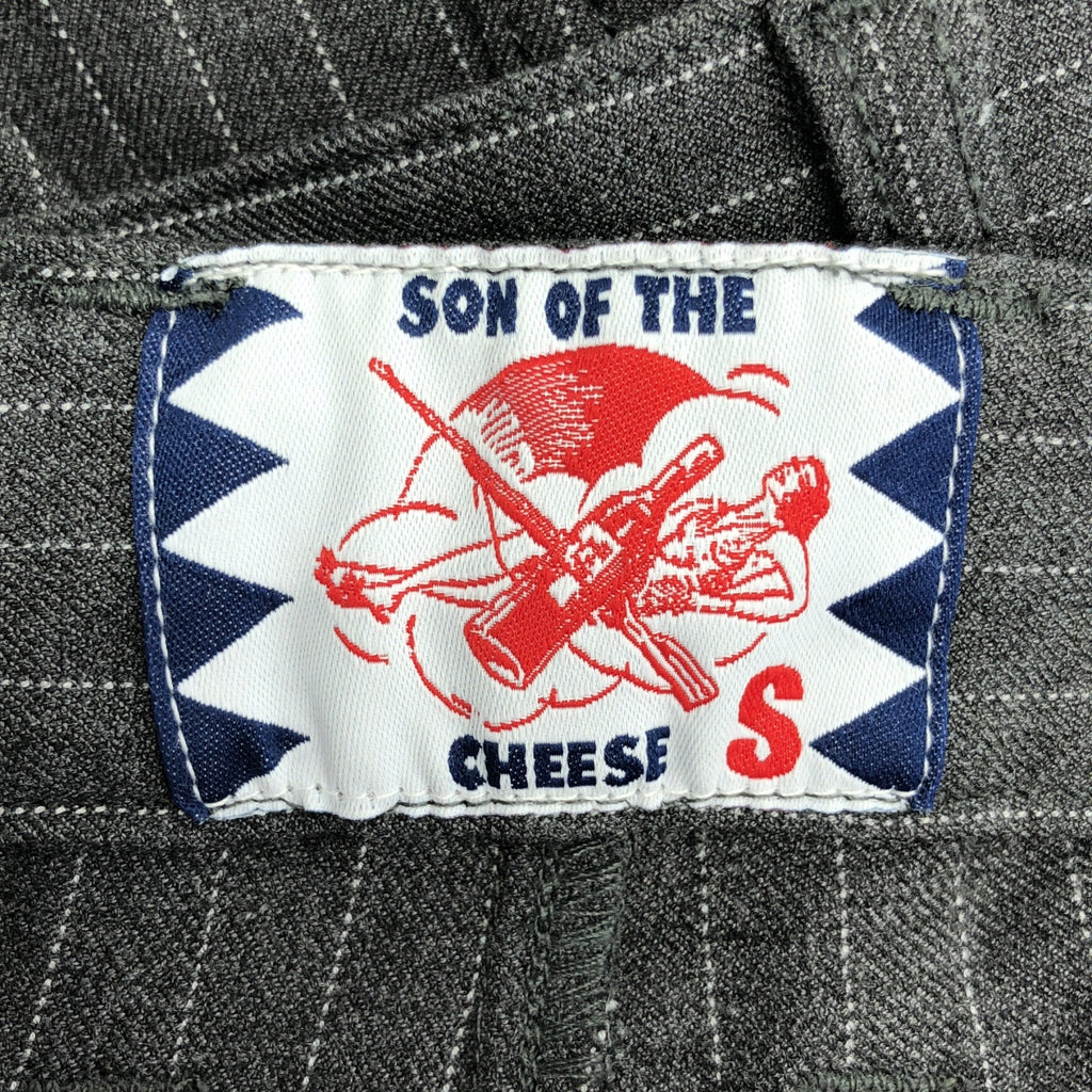 【新品】  SON OF THE CHEESE / サノバチーズ | Cargo Pants ストライプ カーゴパンツ | S | グレー | メンズ