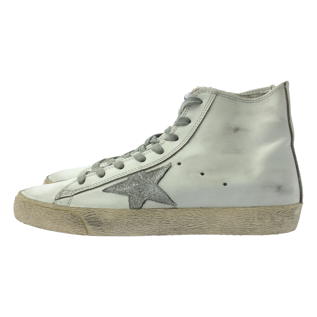 GOLDEN GOOSE | FRANCY 破洞高筒運動鞋 | 尺寸 36 | 女款