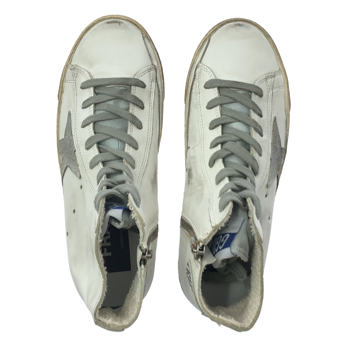 GOLDEN GOOSE | FRANCY 破洞高筒運動鞋 | 尺寸 36 | 女款