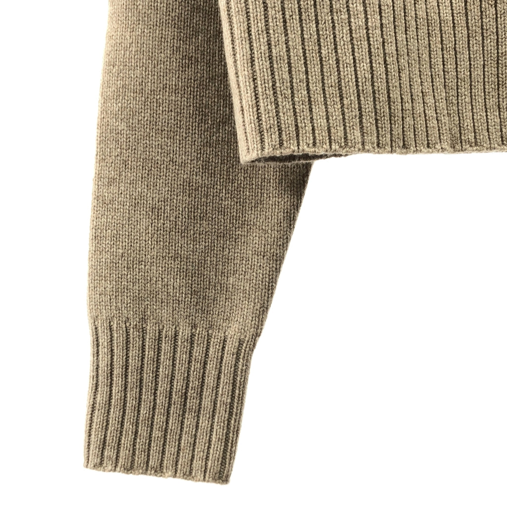 【美品】  extreme cashmere / エクストリームカシミヤ | カシミヤ クルーネック カーディガン | F | ベージュ | レディース