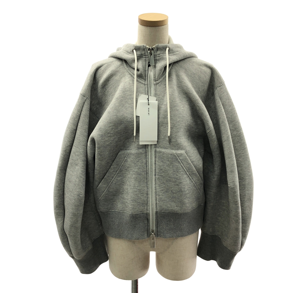 sacai / 사카이 | 2024SS | Sponge Sweat Hoodie / 스폰지 스웨트 로고집 후디 | 1 |