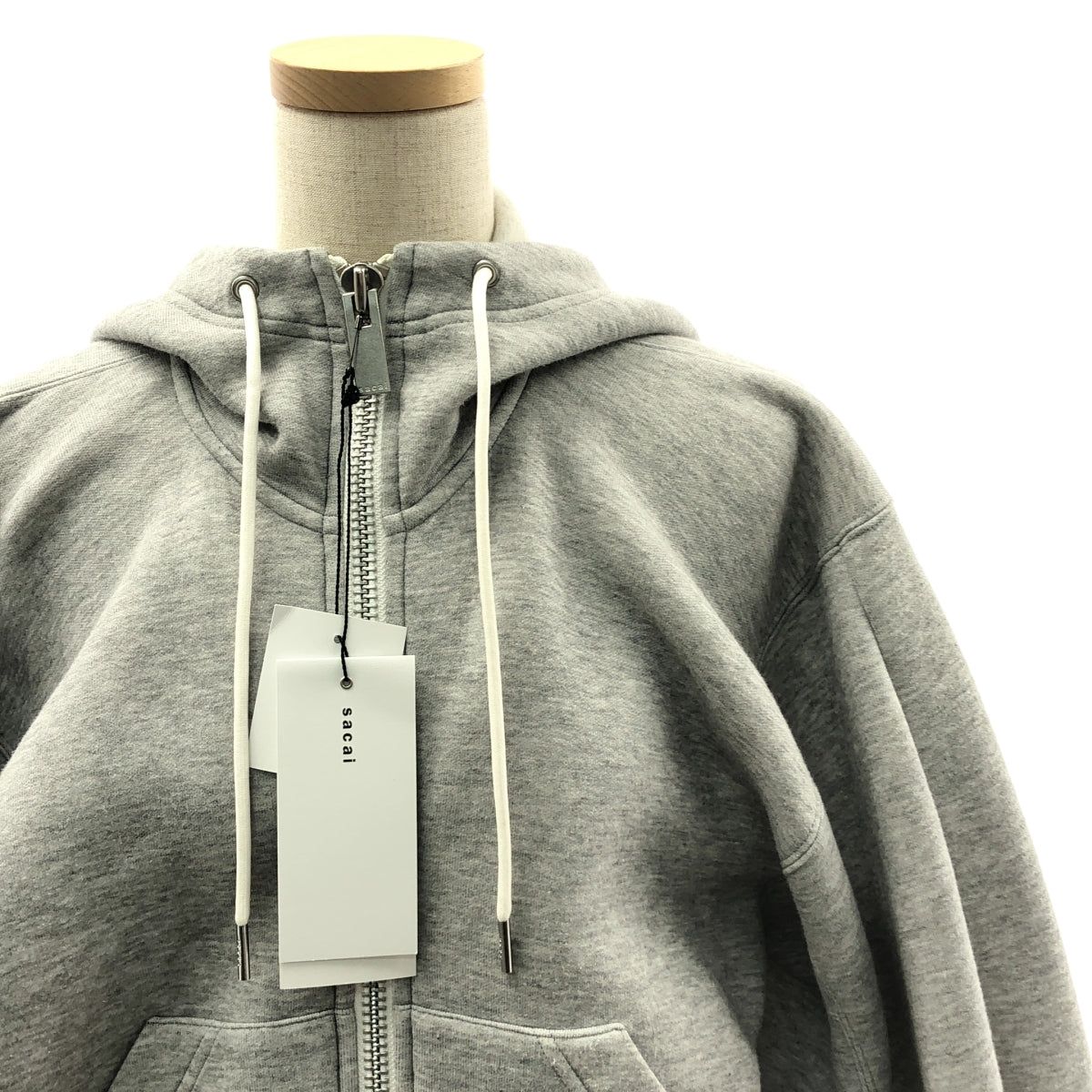 sacai / 사카이 | 2024SS | Sponge Sweat Hoodie / 스폰지 스웨트 로고집 후디 | 1 |