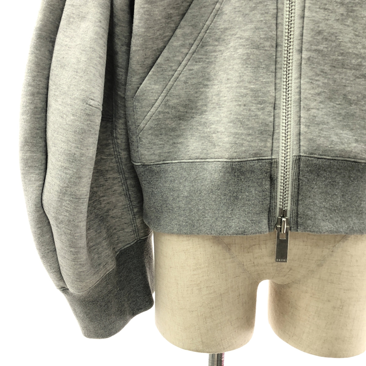 sacai / 사카이 | 2024SS | Sponge Sweat Hoodie / 스폰지 스웨트 로고집 후디 | 1 |