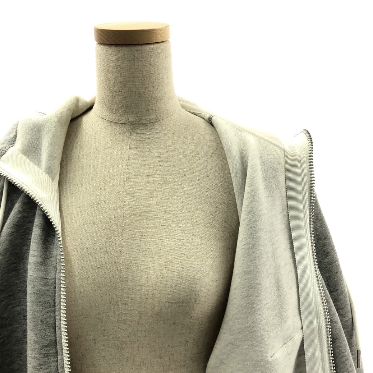 sacai / 사카이 | 2024SS | Sponge Sweat Hoodie / 스폰지 스웨트 로고집 후디 | 1 |