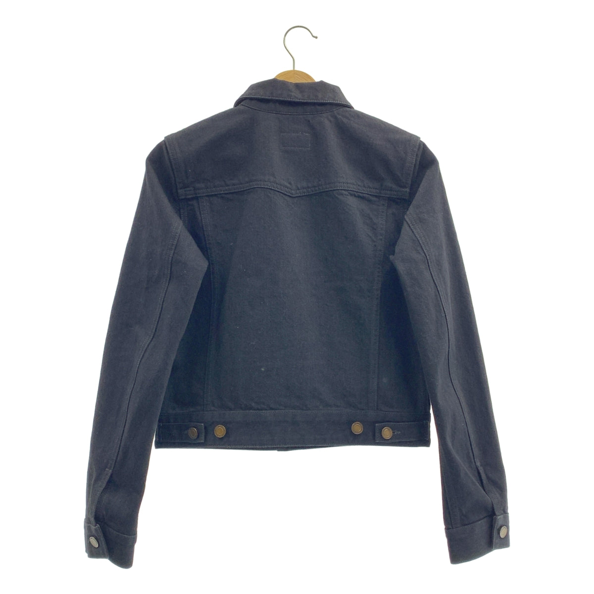 SAINT LAURENT PARIS | 2021 | 標誌連結牛仔卡車司機外套 | S 碼 | 女款