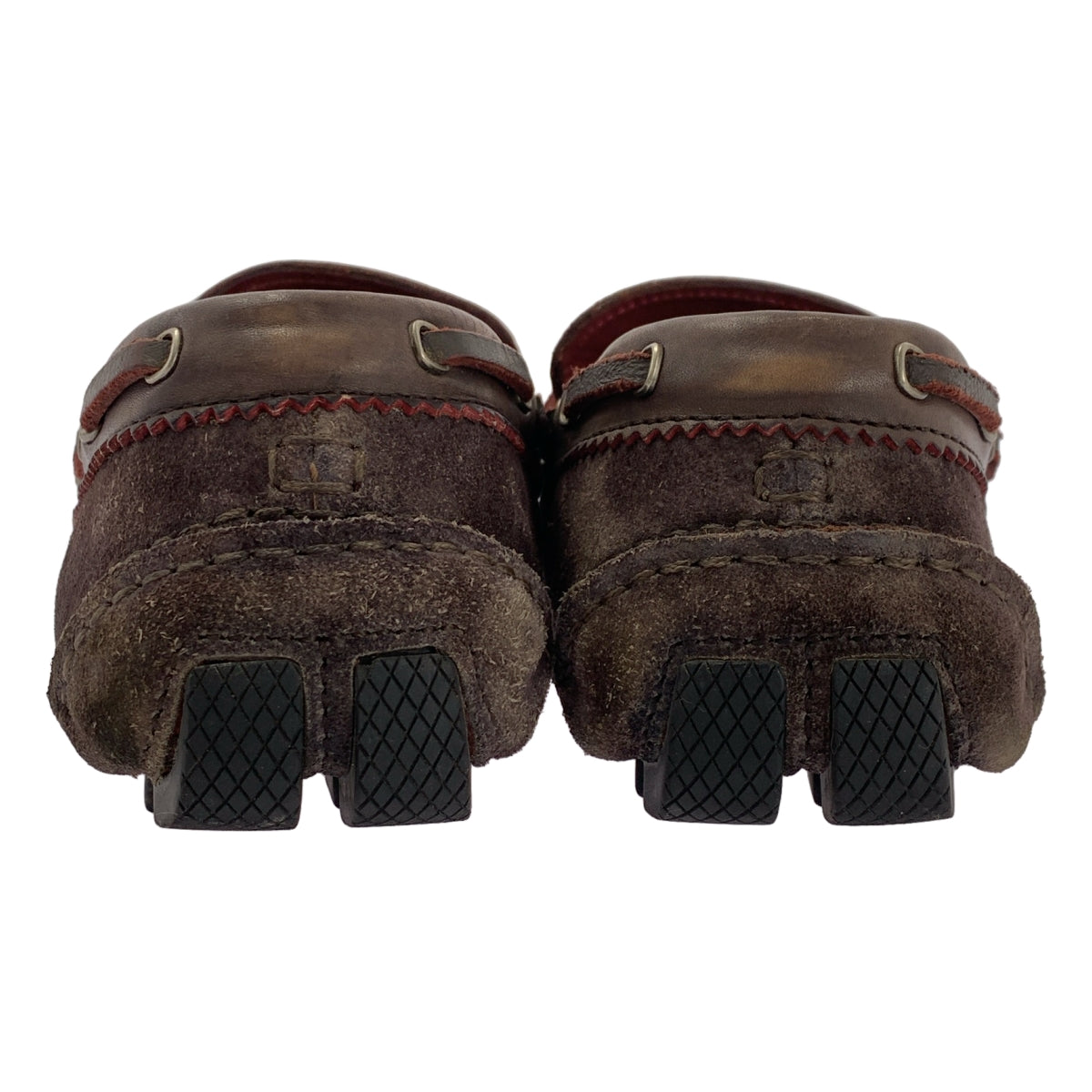 BERLUTI / ベルルッティ | スエード レザー タッセル ドライビング シューズ ローファー 革靴 | 7 1/2 | ダークブラウン | メンズ