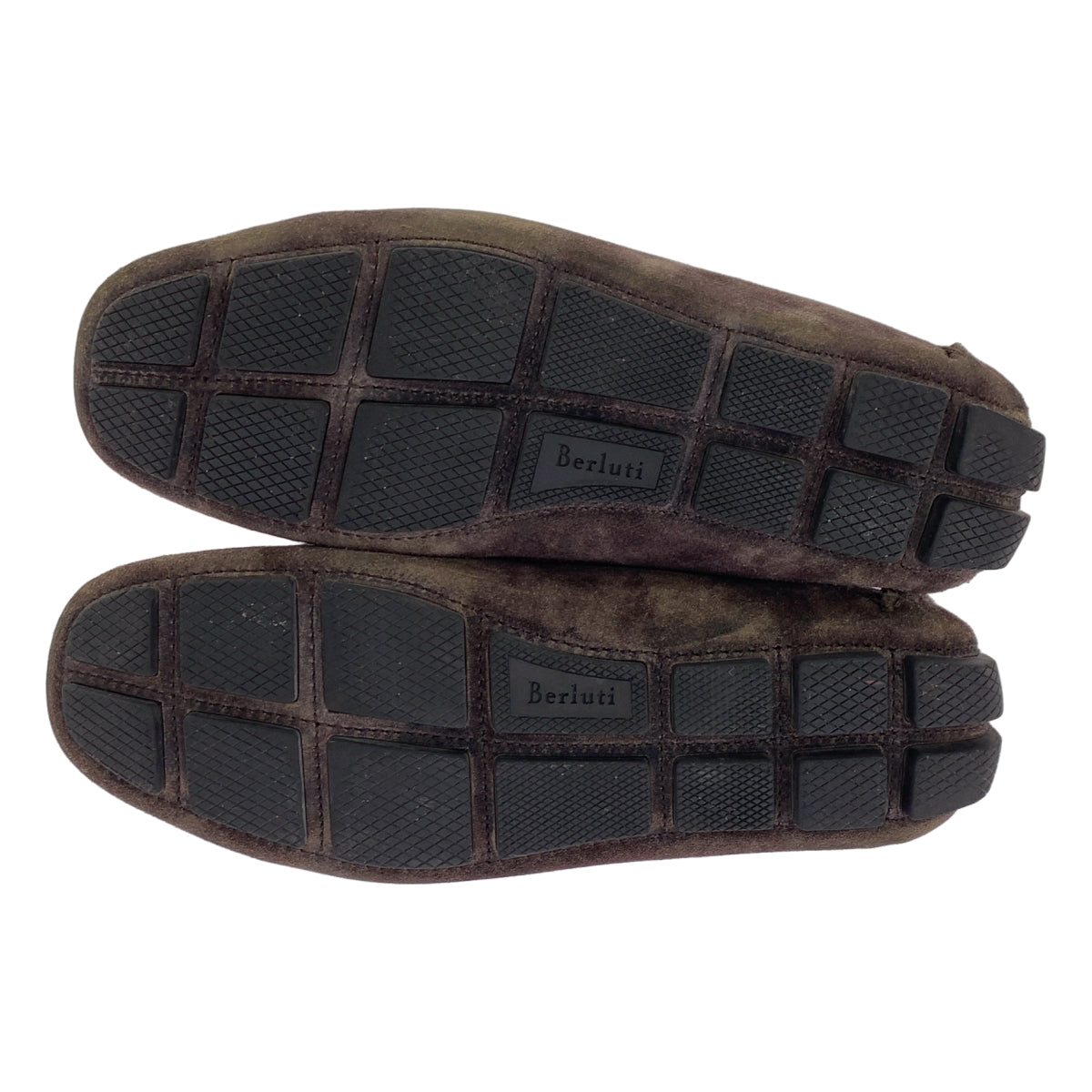 BERLUTI / ベルルッティ | スエード レザー タッセル ドライビング シューズ ローファー 革靴 | 7 1/2 | ダークブラウン | メンズ