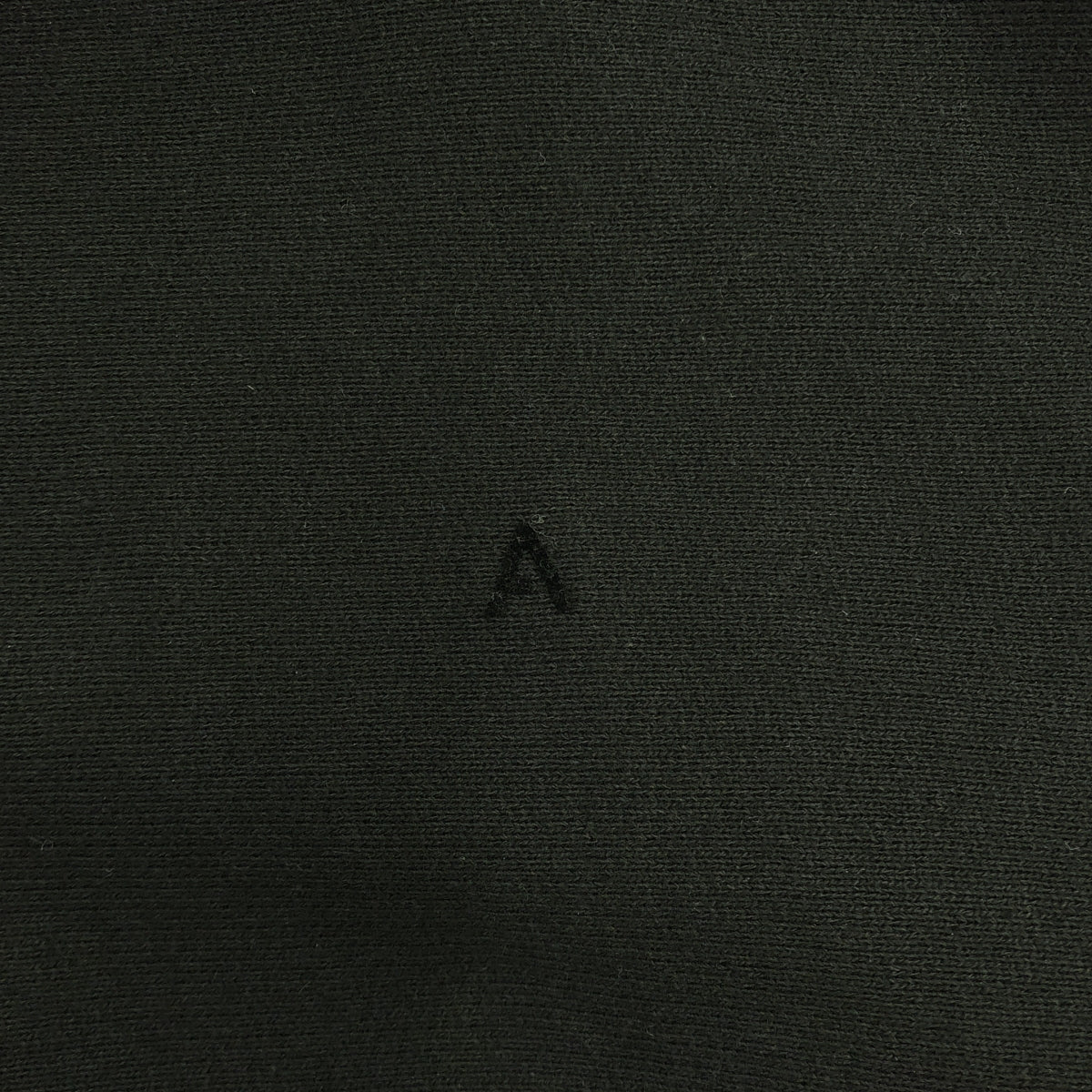 ATON / エイトン | ワンポイントロゴ スウェット フーディ | 04 | ブラック | メンズ