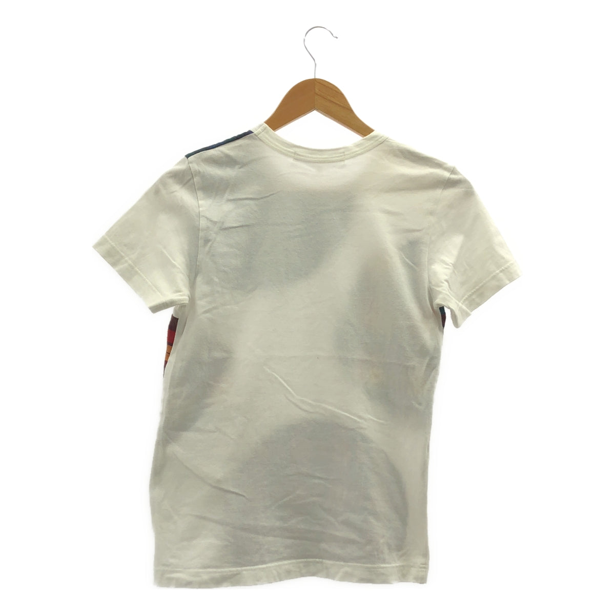 COMME des GARCONS COMME des GARCONS / コムコム | チェックパッチワーク クルーネックTシャツ | S | レディース