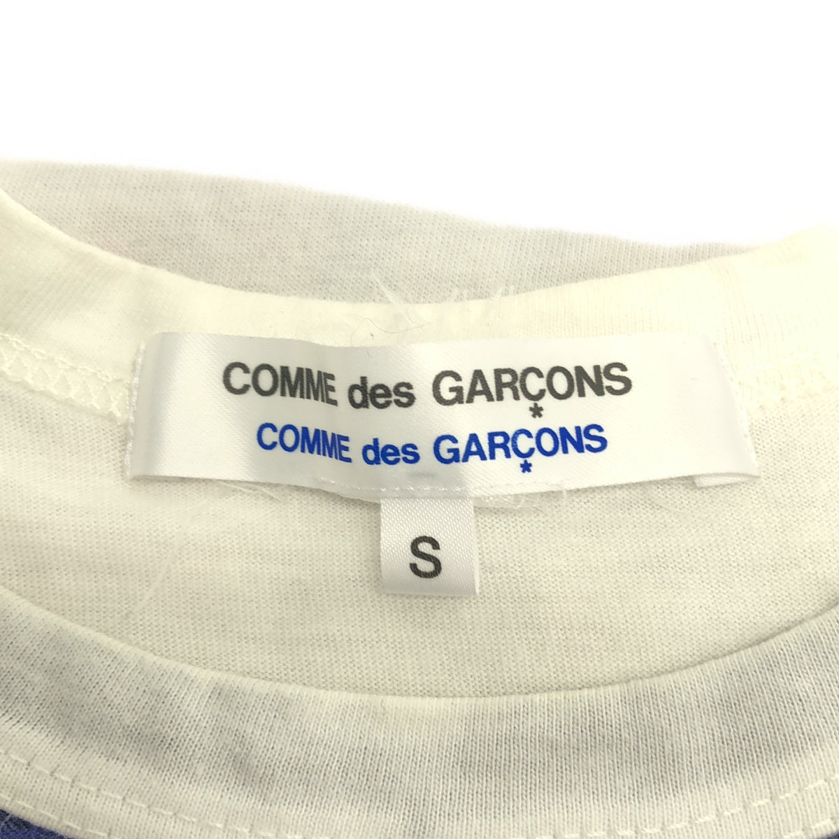 COMME des GARCONS COMME des GARCONS / コムコム | チェックパッチワーク クルーネックTシャツ | S | レディース