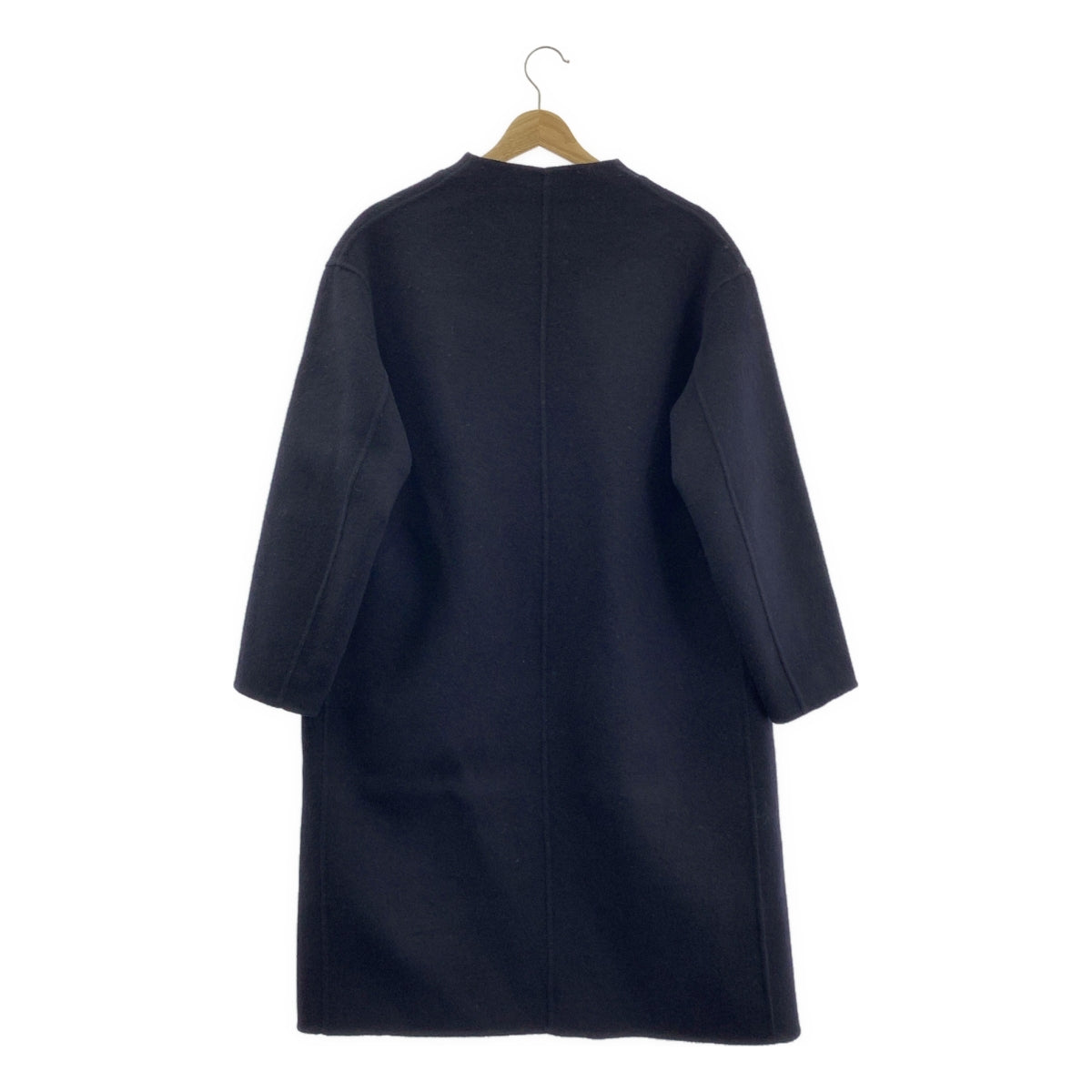 Spick and Span / スピックアンドスパン | Wフェイススタンドノーカラーコート | 34 | レディース