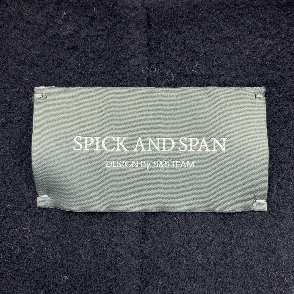 Spick and Span / スピックアンドスパン | Wフェイススタンドノーカラーコート | 34 | レディース