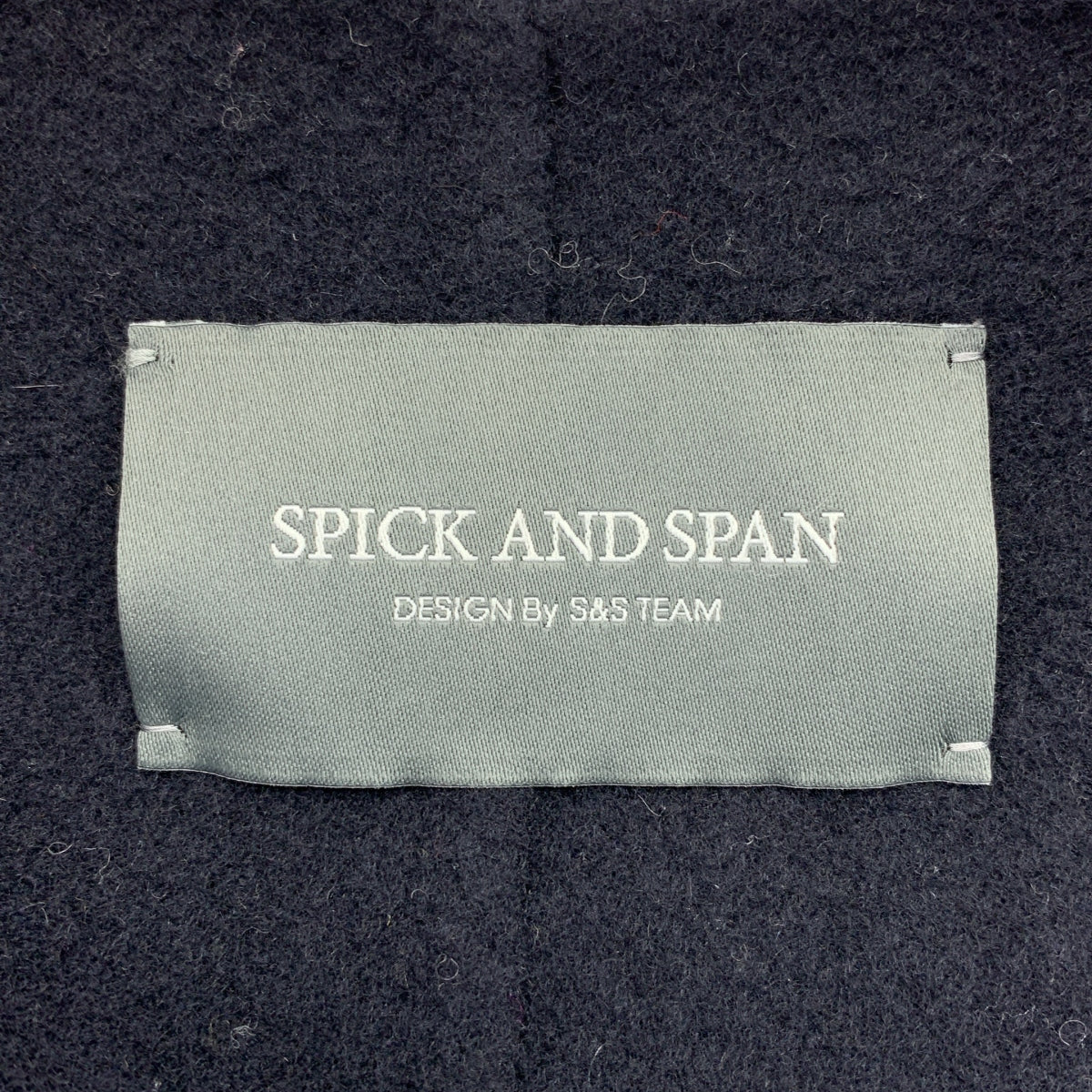 Spick and Span / スピックアンドスパン | Wフェイススタンドノーカラーコート | 34 | レディース