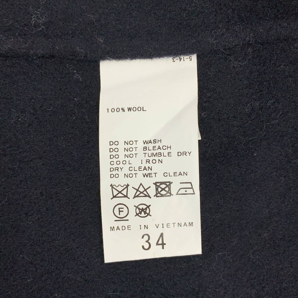 Spick and Span / スピックアンドスパン | Wフェイススタンドノーカラーコート | 34 | レディース