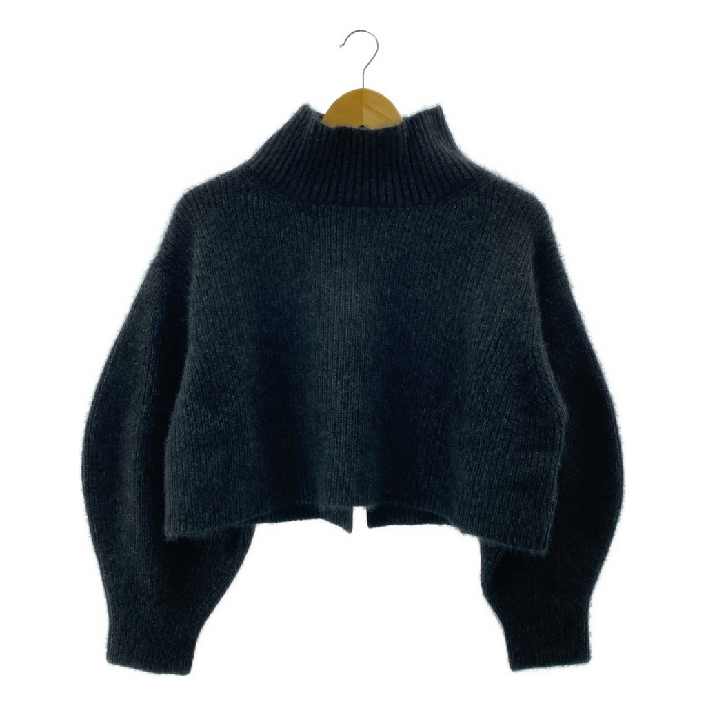 ADAWAS | 羊毛短版高領針織衫 | F碼 | 女款