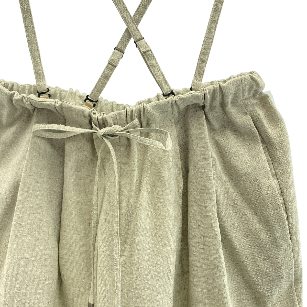 ENFOLD | 仿亞麻寬彈性褲 亞麻寬褲 | 尺寸 36 | 女款