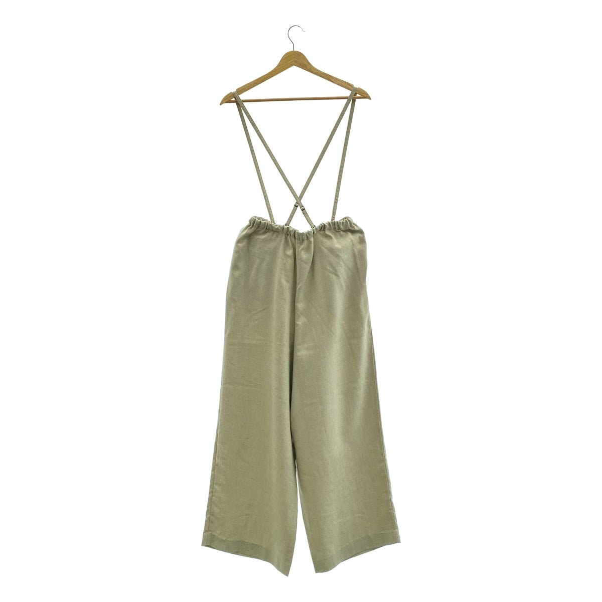 ENFOLD / エンフォルド | リネンライクワイドゴム TROUSERS リネン ワイドパンツ | 36 | レディース