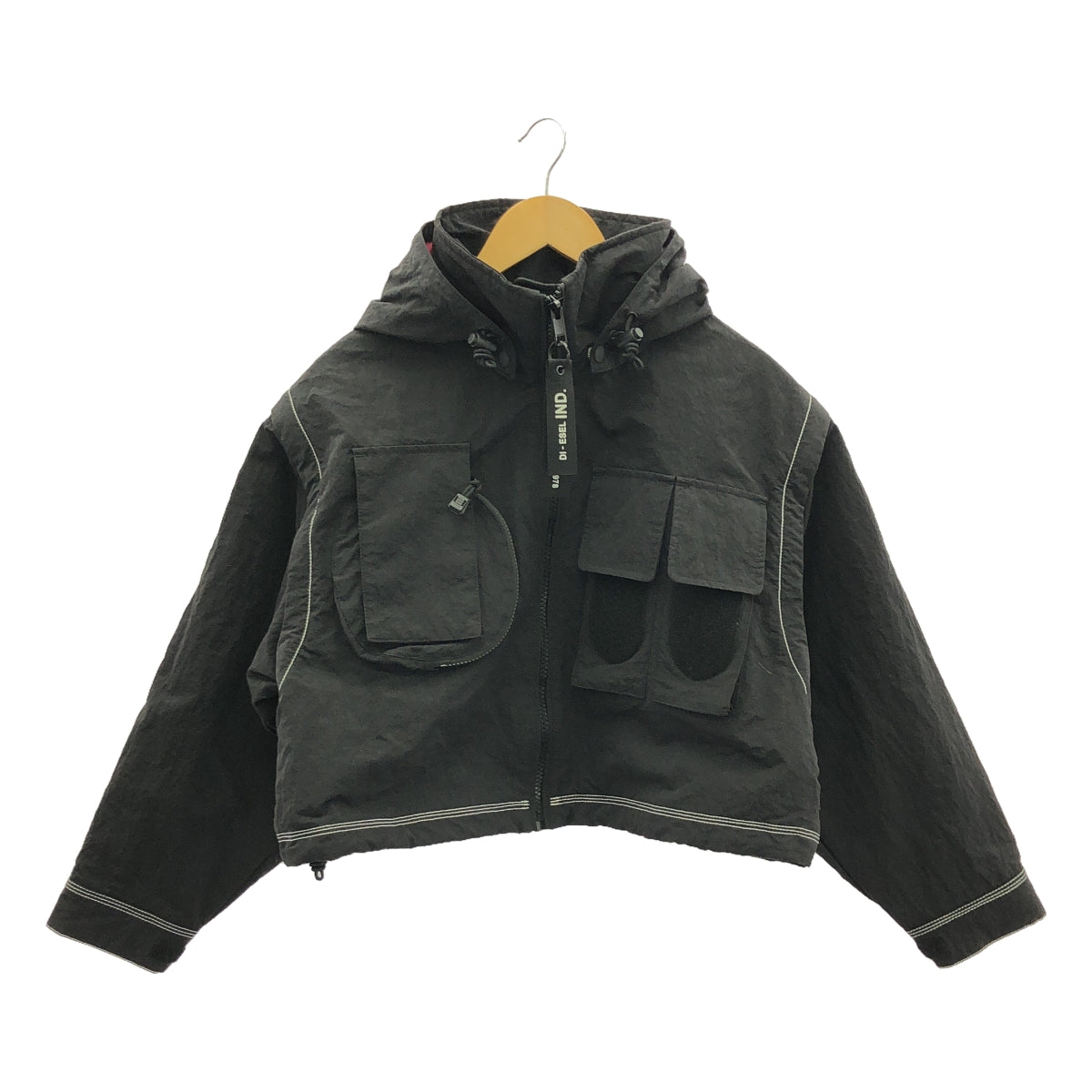 DIESEL / ディーゼル | G-LOVISA  ナイロン ジャケット | XS | ブラック | レディース