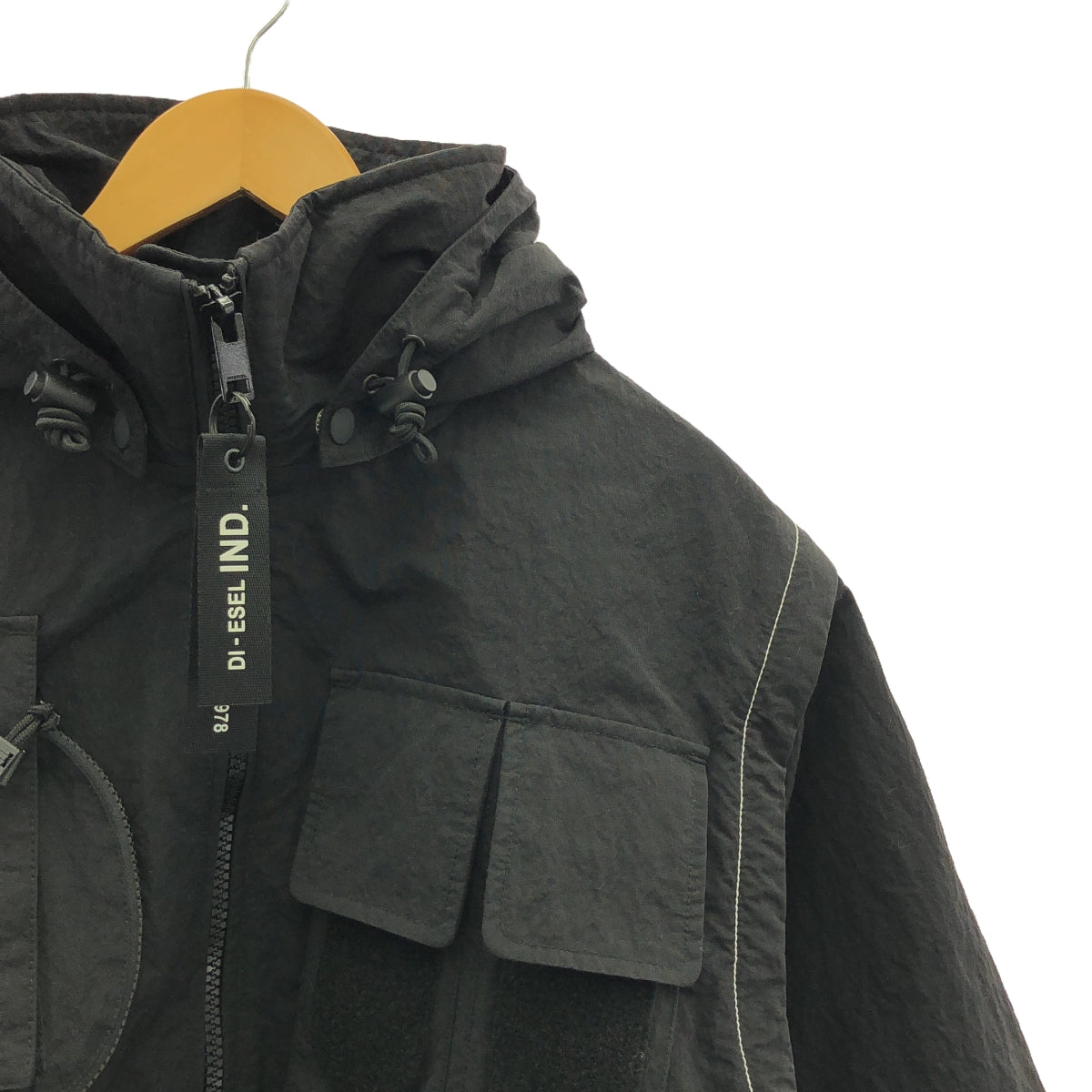 DIESEL / ディーゼル | G-LOVISA  ナイロン ジャケット | XS | ブラック | レディース