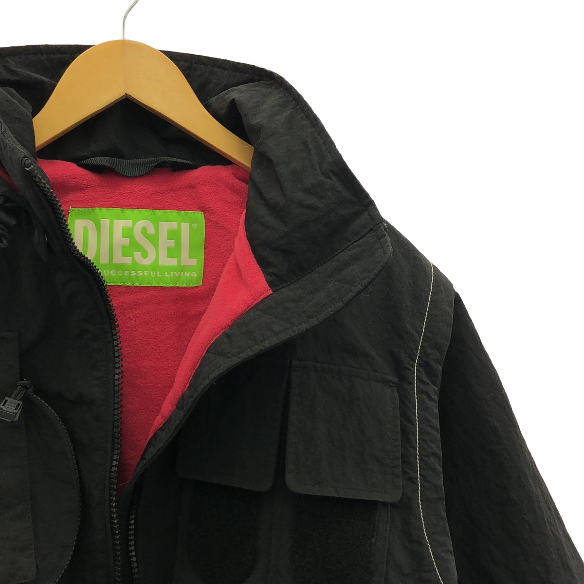 DIESEL / ディーゼル | G-LOVISA  ナイロン ジャケット | XS | ブラック | レディース