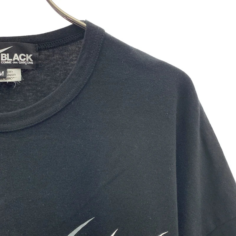 BLACK COMME des GARCONS / ブラックコムデギャルソン | 2024AW | ×NIKE / スウッシュ プリント Tシャツ | M | メンズ
