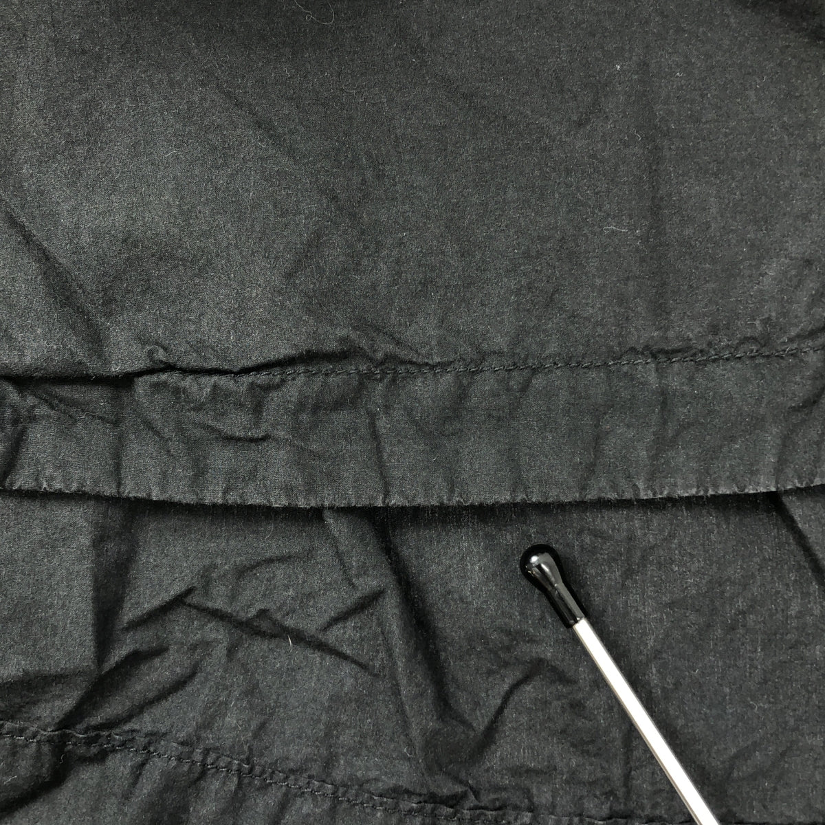 COMOLI | 棉質繫帶大衣 | 3 碼 | 黑色 | 男款