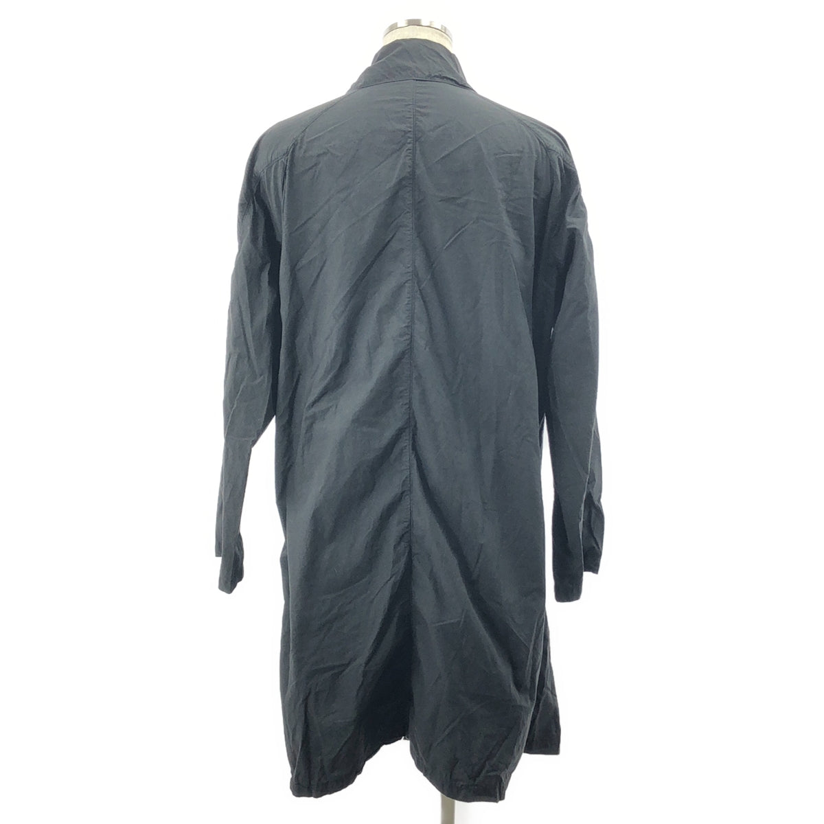 COMOLI | 棉質繫帶大衣 | 3 碼 | 黑色 | 男款