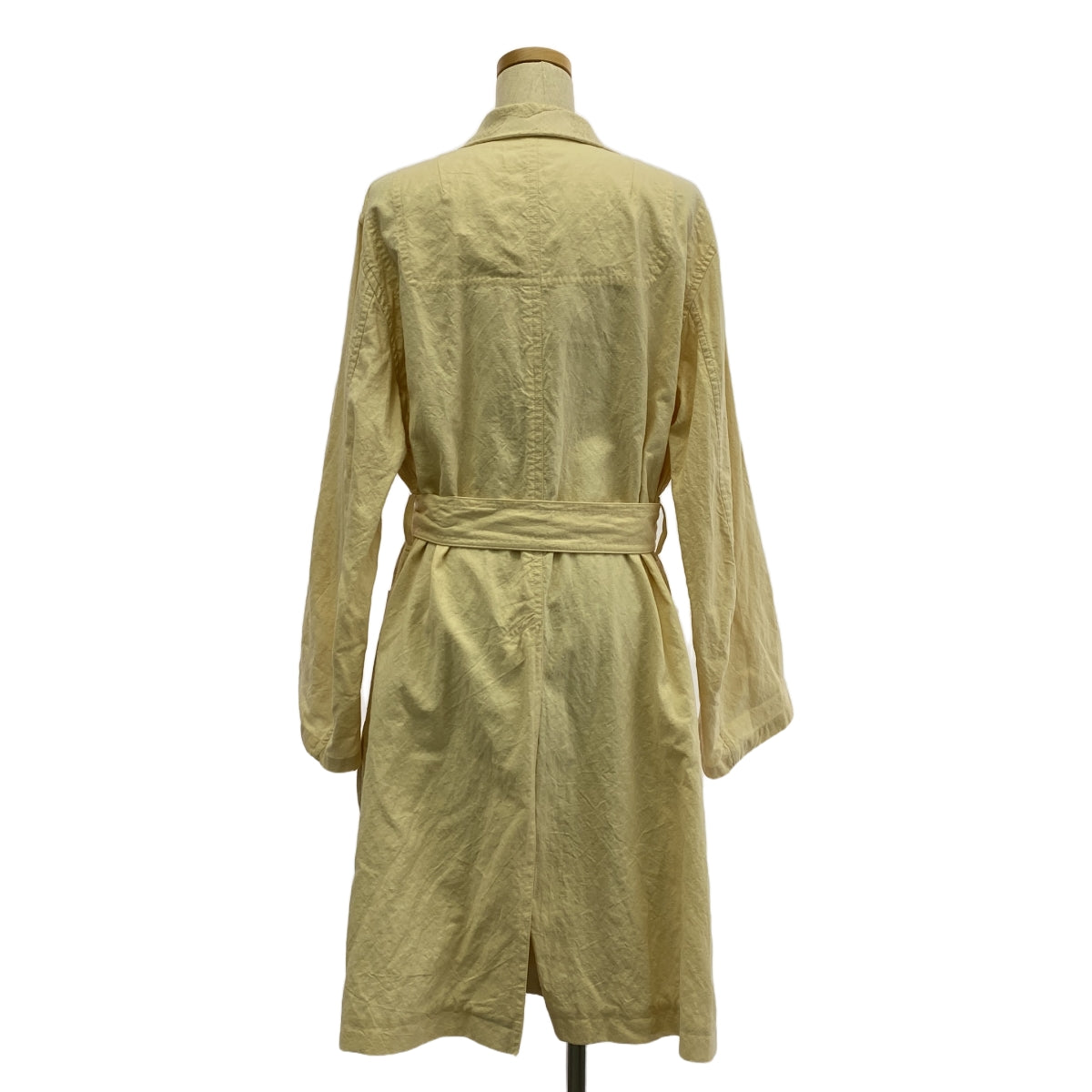 DRIES VAN NOTEN / ドリスヴァンノッテン | 2014SS | ボタニカル ゴブラン スリーブ切替 ボタンレス コート | 38 | ベージュ | レディース