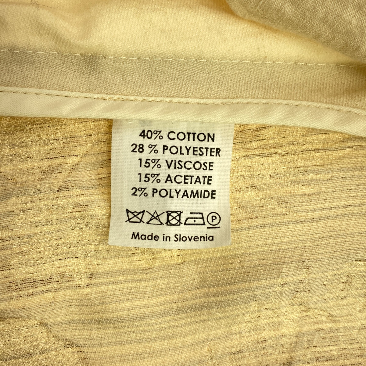 DRIES VAN NOTEN | 2014SS | 植物格布林袖無扣大衣 | 38 | 米色 | 女款