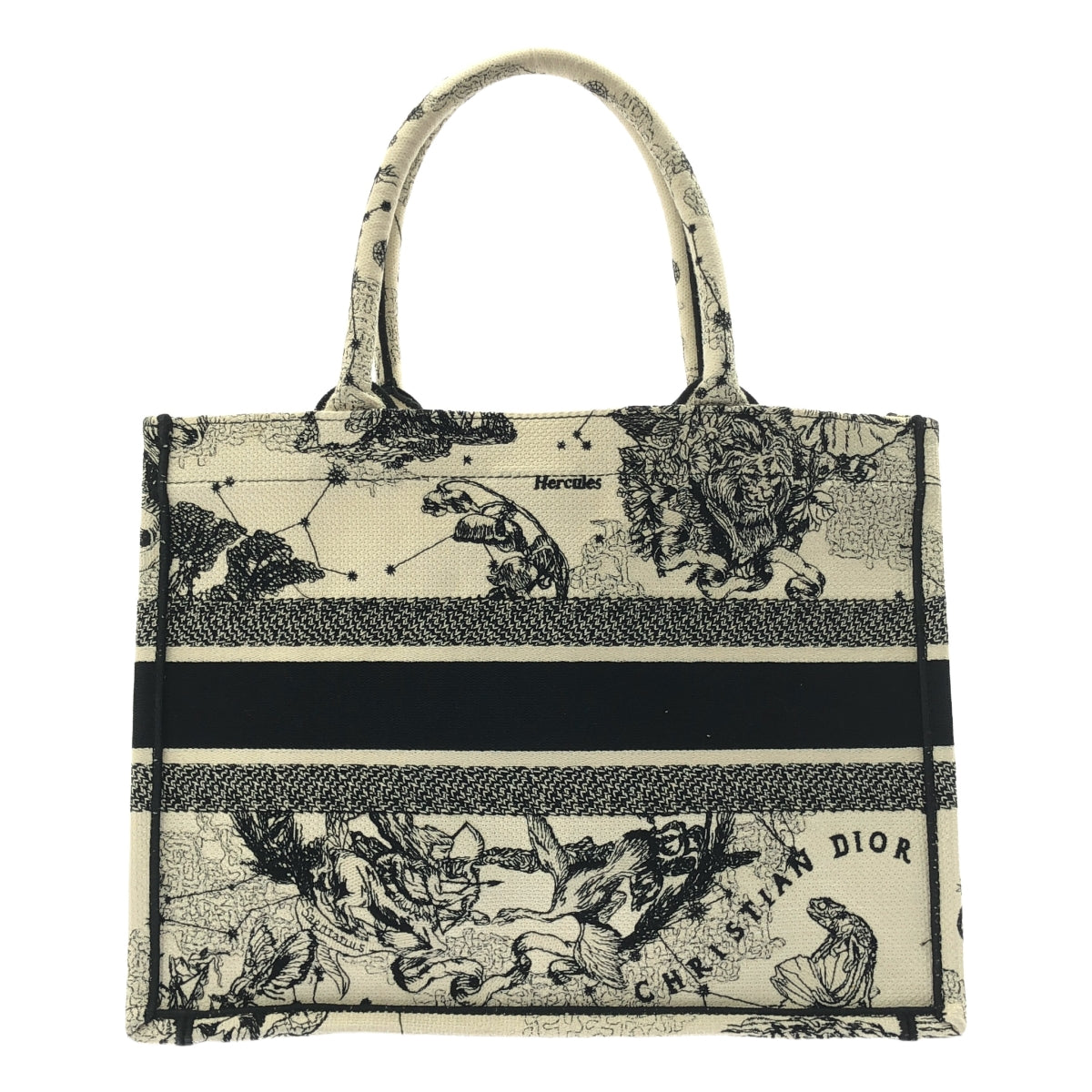 Christian Dior / クリスチャンディオール | ディオール ゾディアック ブックトートバッグ ミディアム キャンバス |