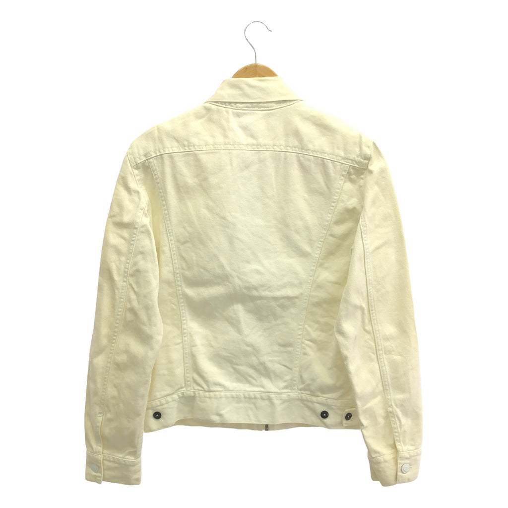 Maison Martin Margiela / メゾンマルタンマルジェラ | 2012SS | ジップアップ コットン デニム ジャケット | 44 | ホワイト | メンズ