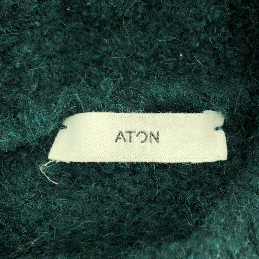 ATON / エイトン | アルパカ ウール オーバーサイズ クルーネックニット | 02 | レディース