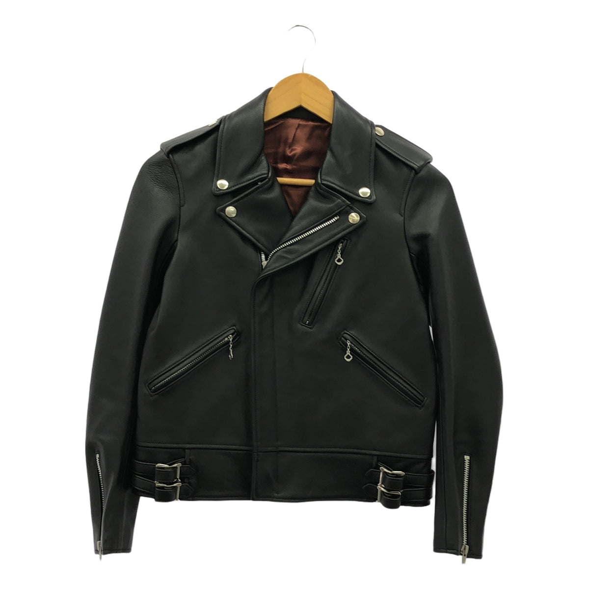 【新品】  SCYE / サイ | sheep skin ダブル ライダース ジャケット | 38 | ブラック | レディース
