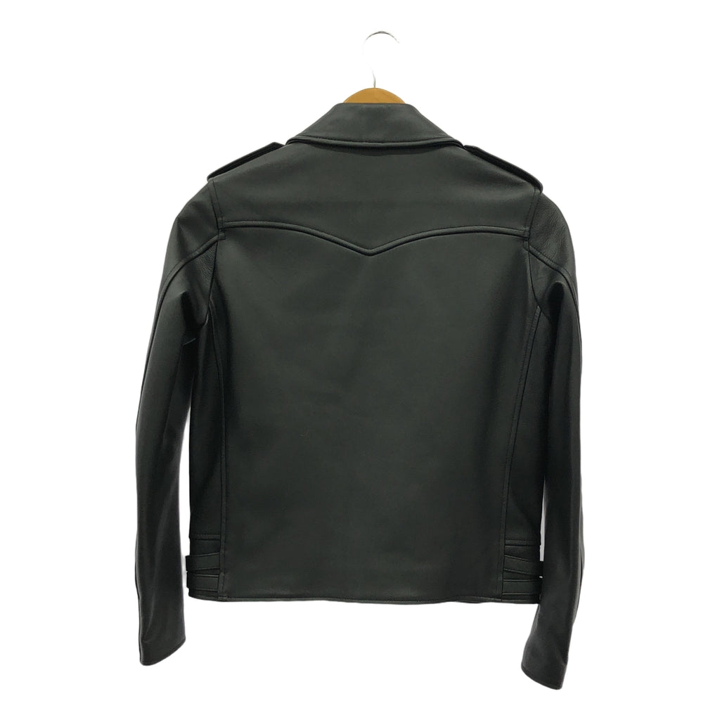 【新品】  SCYE / サイ | sheep skin ダブル ライダース ジャケット | 38 | ブラック | レディース