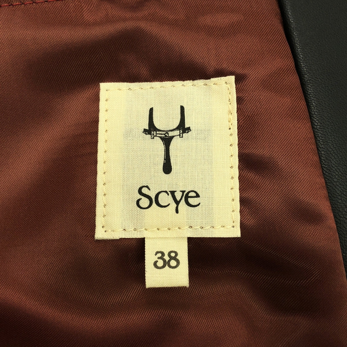 【新品】  SCYE / サイ | sheep skin ダブル ライダース ジャケット | 38 | ブラック | レディース