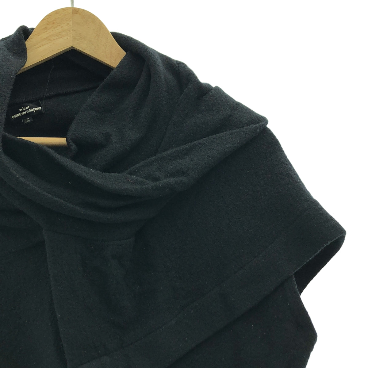 tricot COMME des GARCONS / Tricom De Galson | 2010AW | 울 축융 비대칭 조끼 | S |