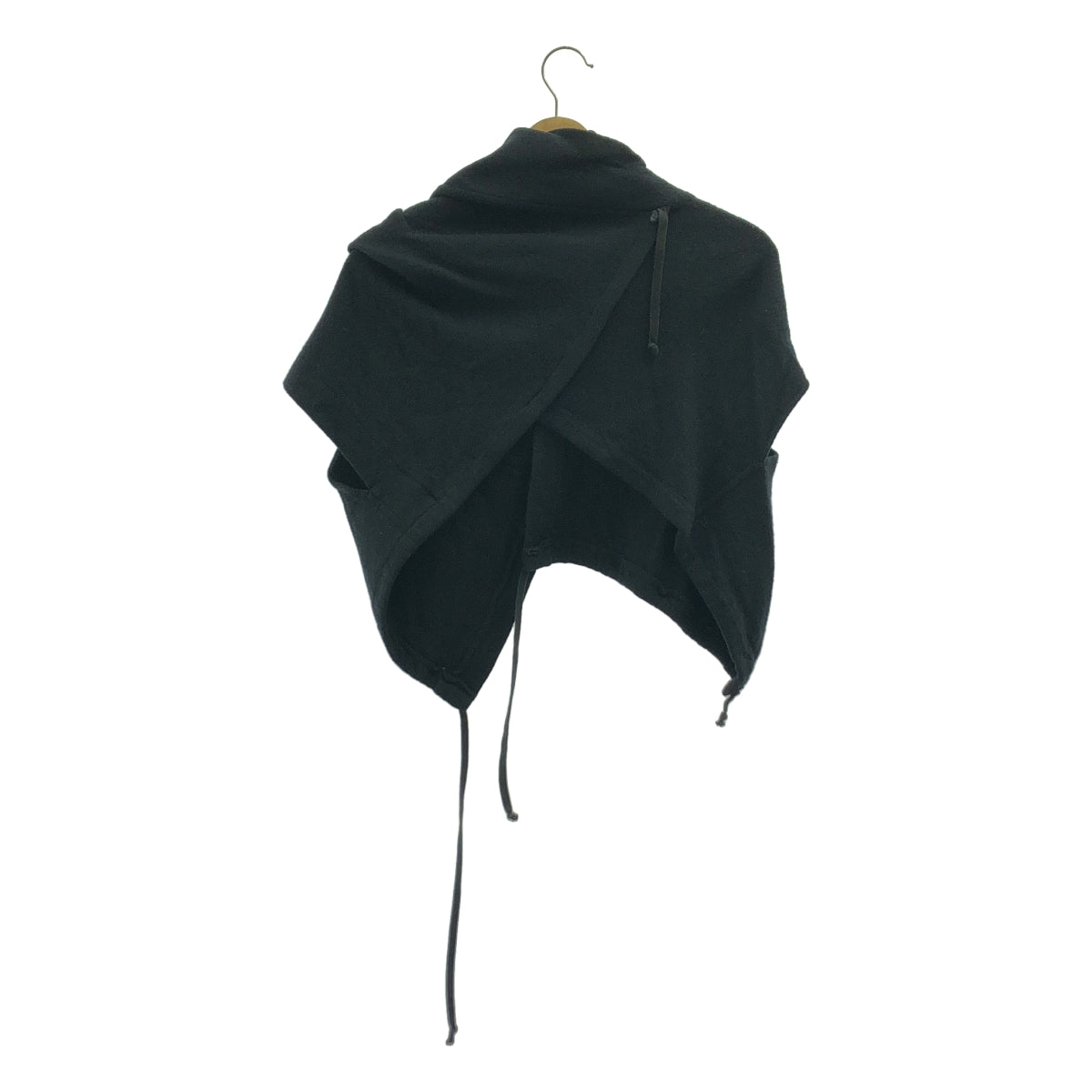 tricot COMME des GARCONS / Tricom De Galson | 2010AW | 울 축융 비대칭 조끼 | S |