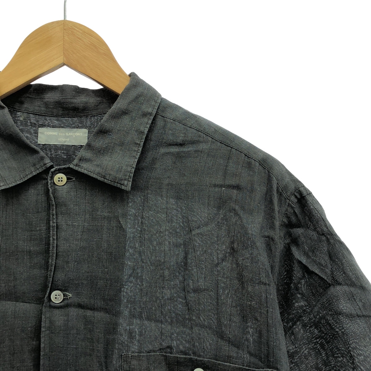 COMME des GARCONS HOMME / コムデギャルソンオム | 90s リネン オーバーシャツ |