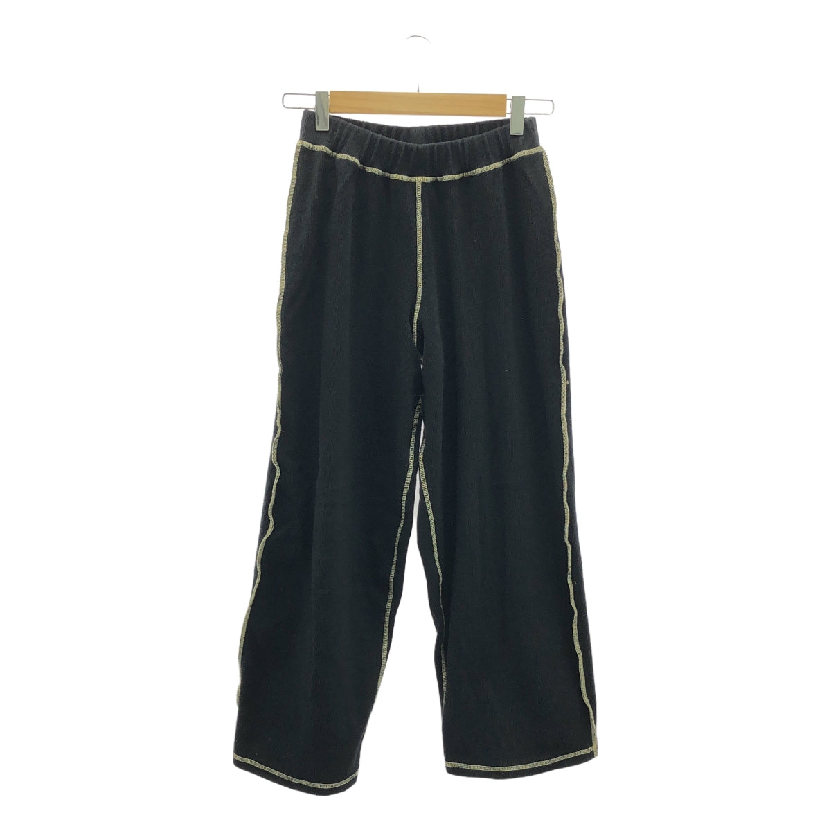 BASErange | Cotton Hemp Rib Wide Pants | XS | Women's