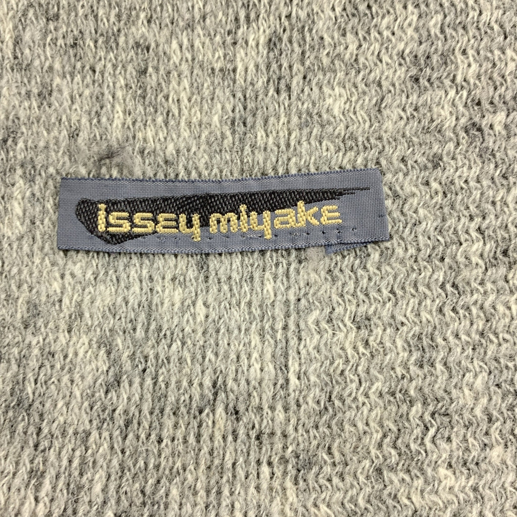 ISSEY MIYAKE / 이세이 미야케 | 80s 빈티지 붓 태그 프린지 대형 스톨 머플러 |