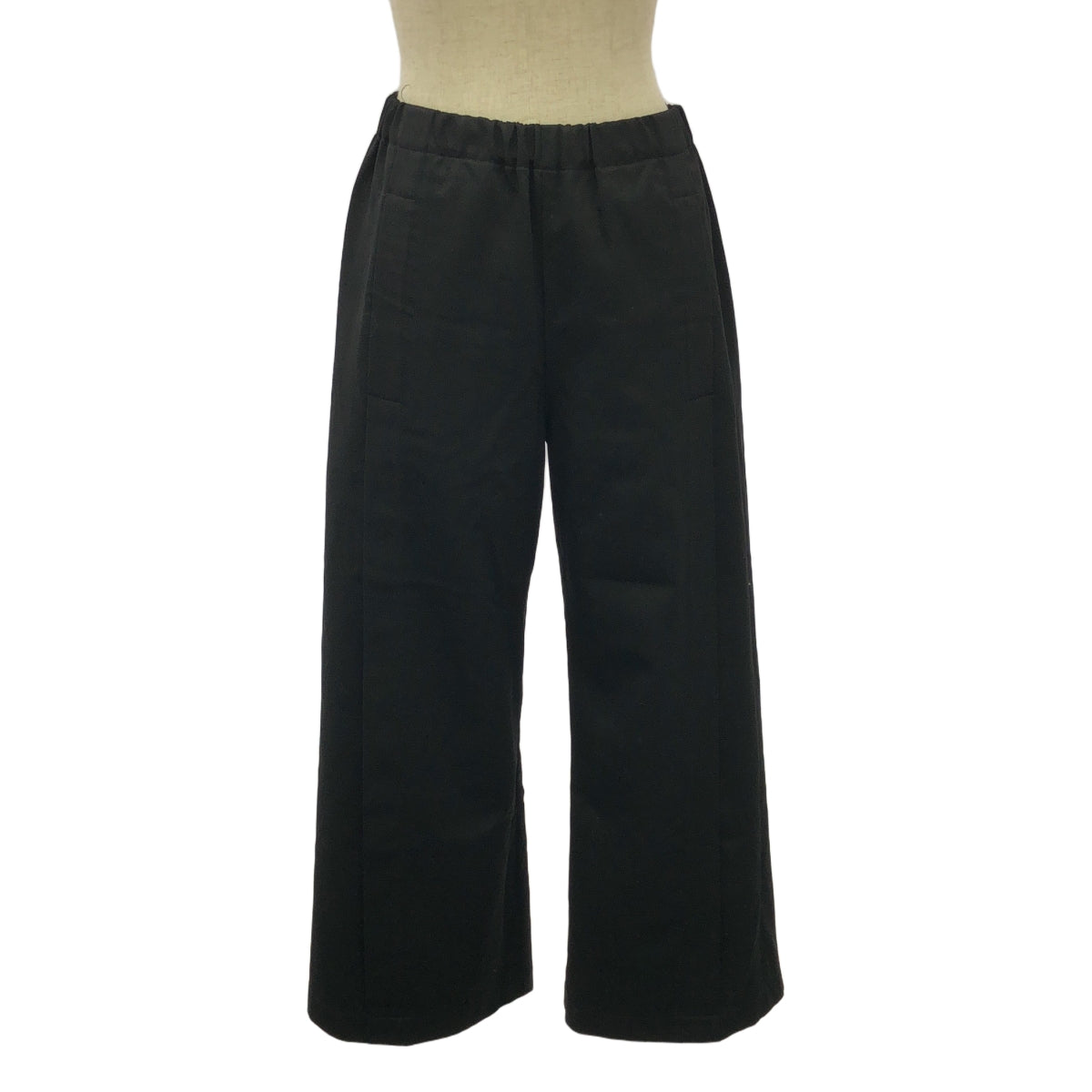 tricot COMME des GARCONS / 트리코콤 데 갤슨 | 2009AW | 울 사이드 디자인 바지 | F | 블랙 | 여성