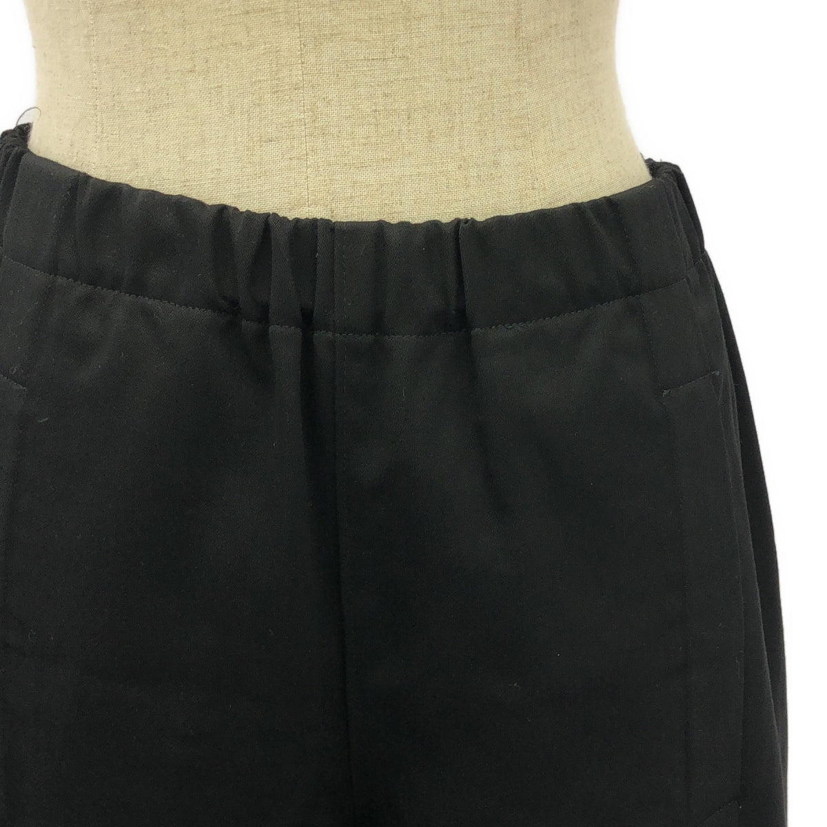 tricot COMME des GARCONS / 트리코콤 데 갤슨 | 2009AW | 울 사이드 디자인 바지 | F | 블랙 | 여성