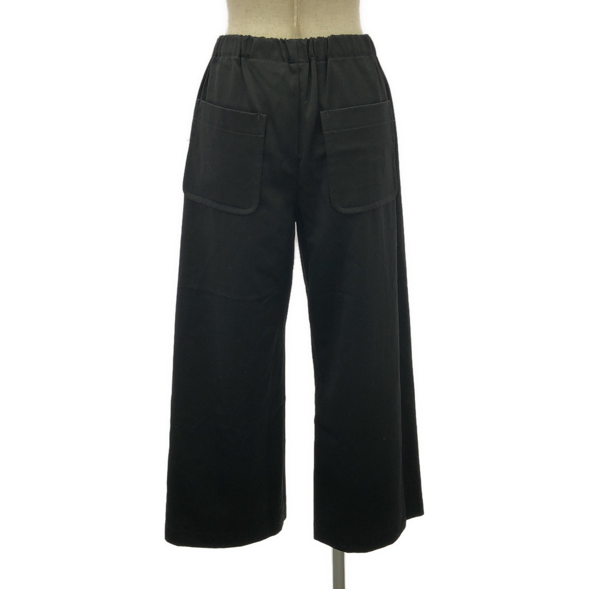 tricot COMME des GARCONS / 트리코콤 데 갤슨 | 2009AW | 울 사이드 디자인 바지 | F | 블랙 | 여성