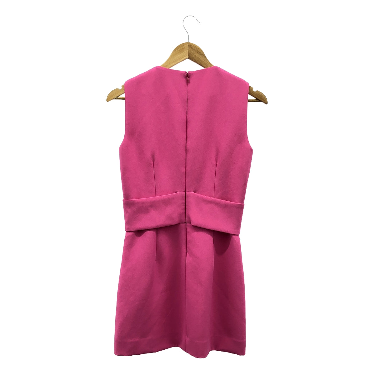 [Beautiful Condition] Chiara Ferragni | Waist Belt, Jewel Button, Sleeveless Mini Dress | Size 40 | Pink | Women's