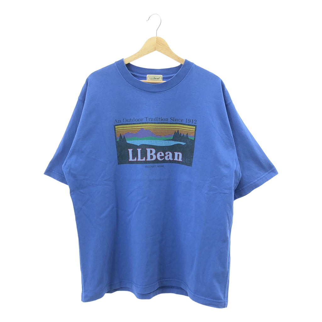 LLBEAN / 엘 엘빈 | 2024SS | Morrill Short-Sleeve Katahdin Logo Tee 로고 프린트 티셔츠 | L | 블루 | 남성