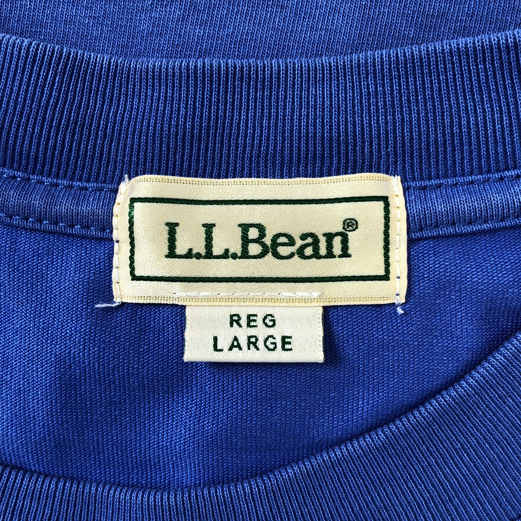 LLBEAN / 엘 엘빈 | 2024SS | Morrill Short-Sleeve Katahdin Logo Tee 로고 프린트 티셔츠 | L | 블루 | 남성