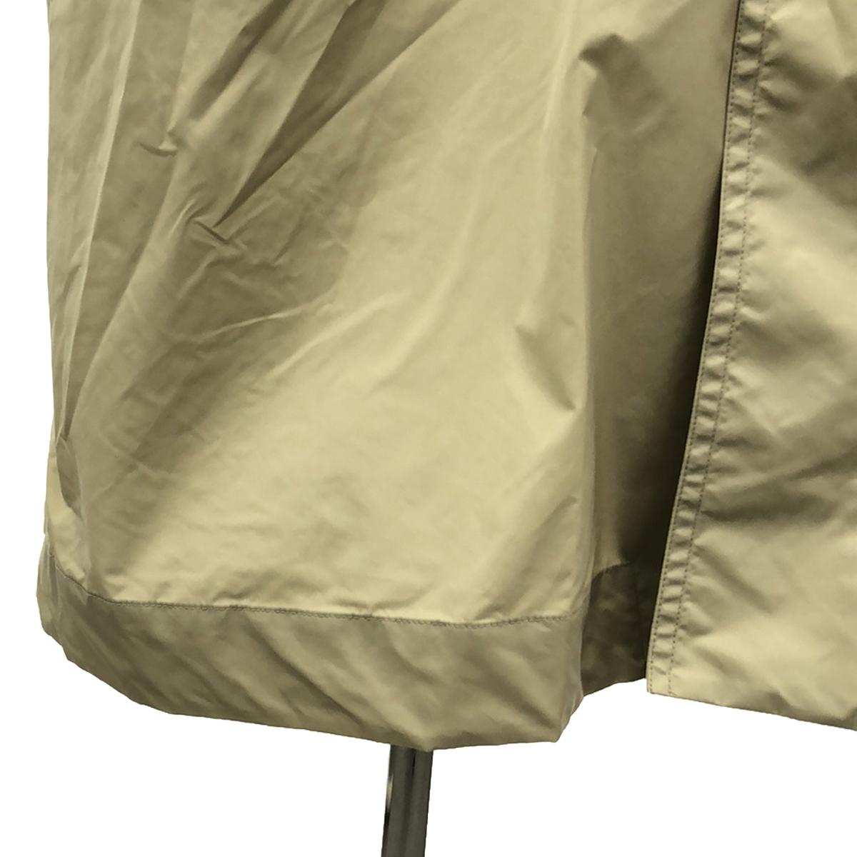 [新品] BOWTE |尼龍長連帽大衣 | F |沙 |女性的