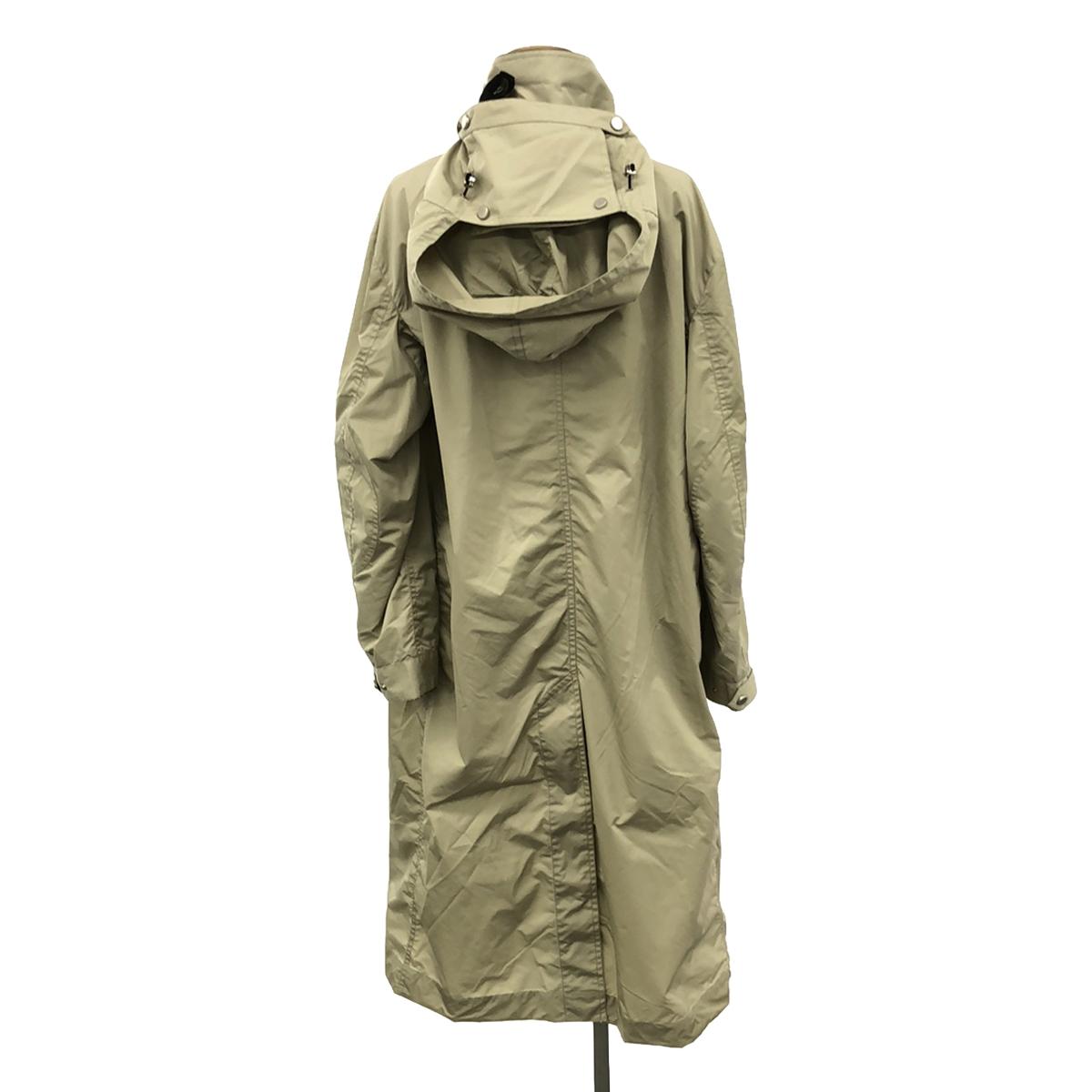 [New] BOWTE | NYLON LONG HOOD COAT | F | sand | Women's