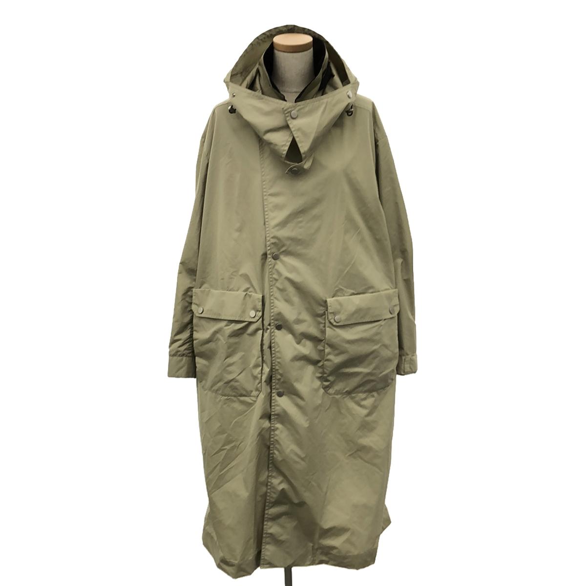 [New] BOWTE | NYLON LONG HOOD COAT | F | sand | Women's