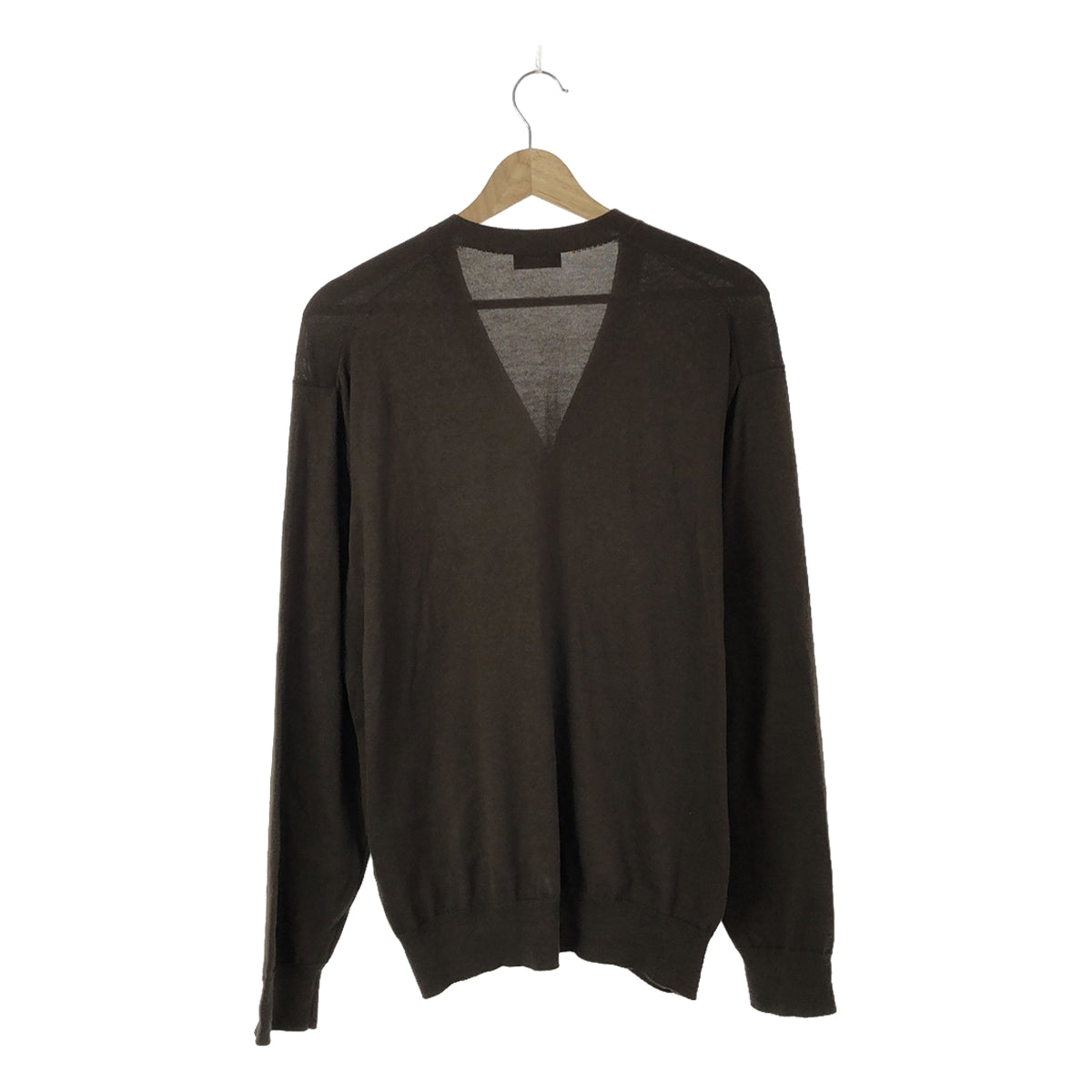 WIRROW | Cotton Silk Knit Cardigan / Unisex | 1 | Brown | Men's